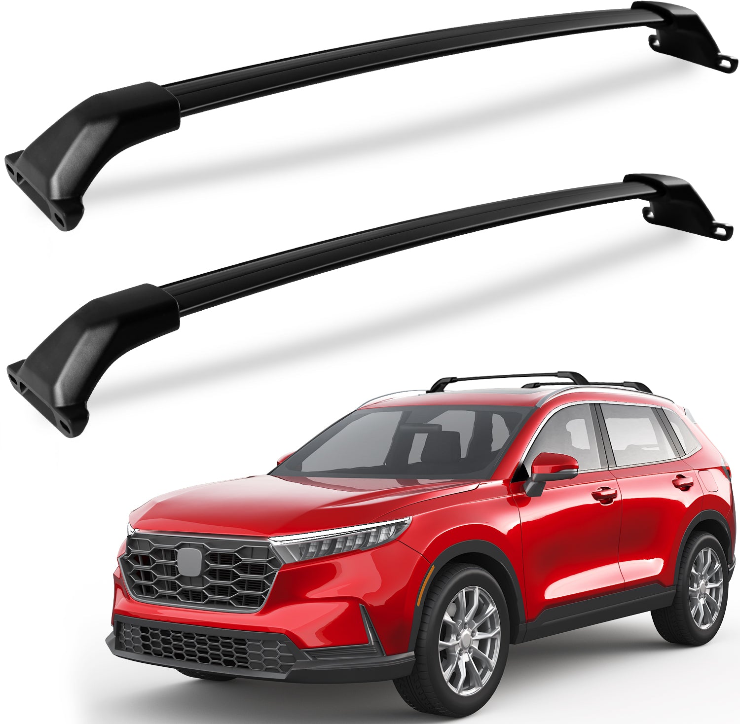 KINGGERI 260lbs Roof Rack Cross Bars Fit for Honda CRV CR-V 2023-2026, Made of Metal Aluminum Heavy Duty Crossbar Roof Rail