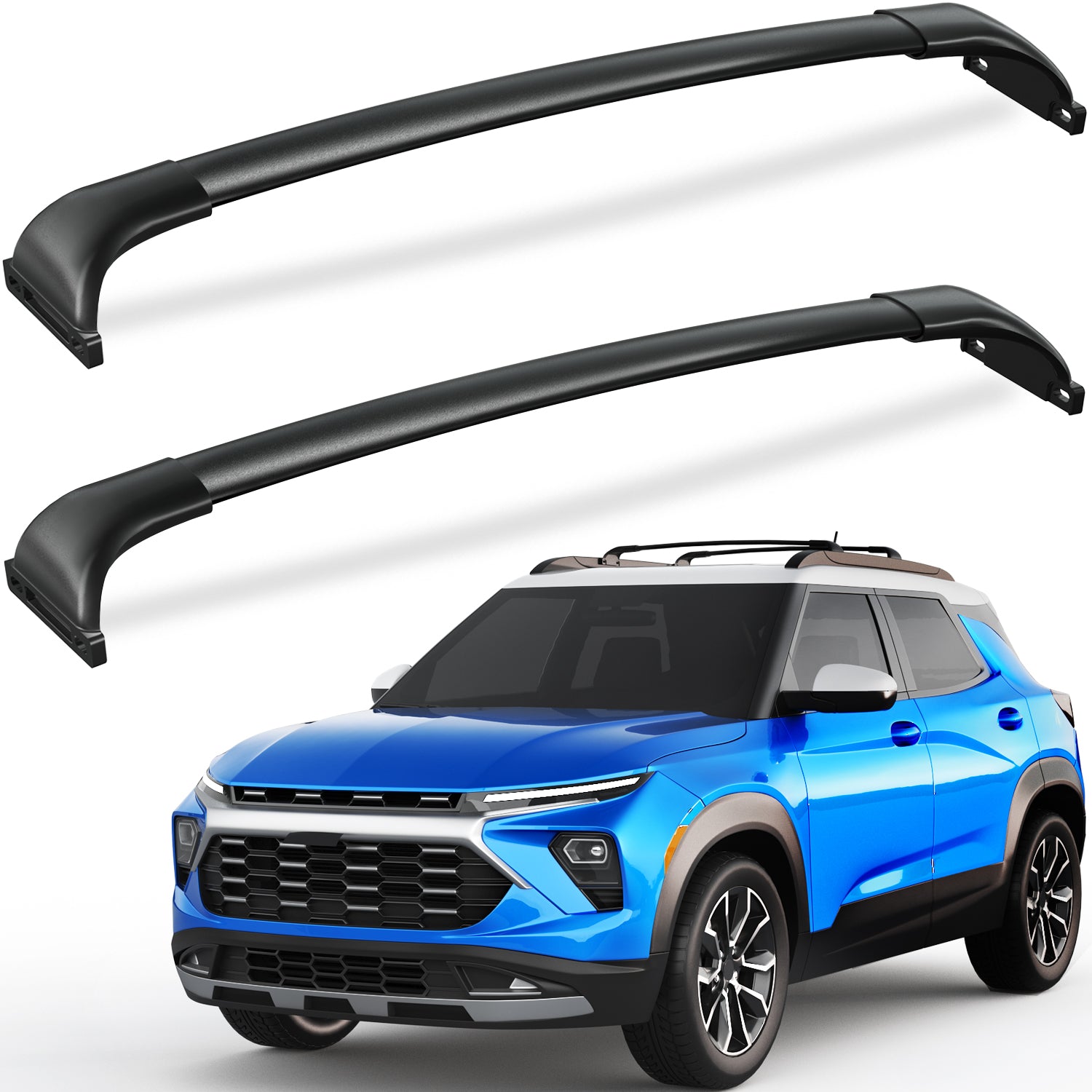 KINGGERI Roof Rack Cross Bars 220lbs Compatible with Chevy Chevrolet Trailblazer 2021-2025 L LT ACTIV RX