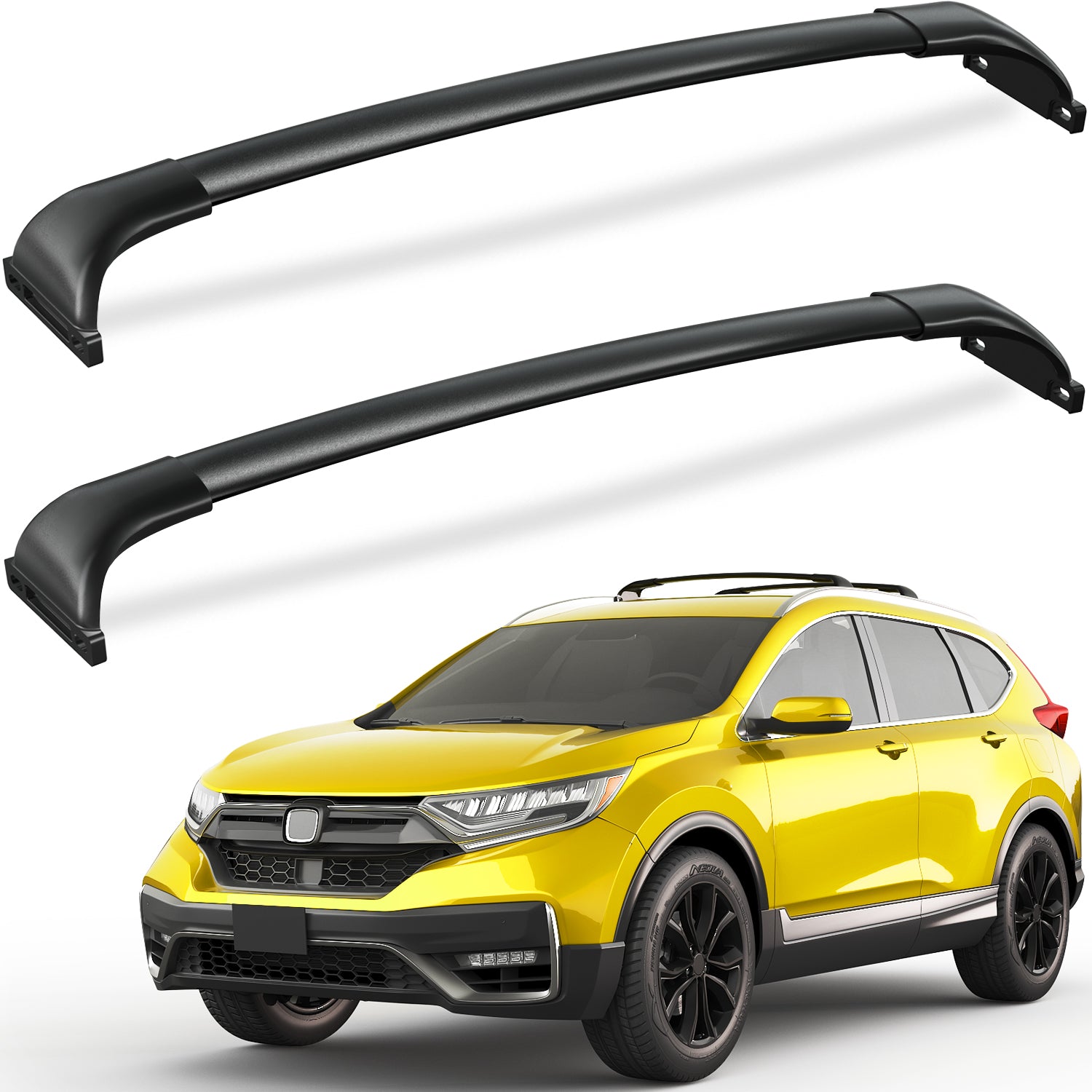 KINGGERI Roof Rack Cross Bars 220lbs Compatible with Honda CRV CR-V 2017-2022 with Flush Side Rails