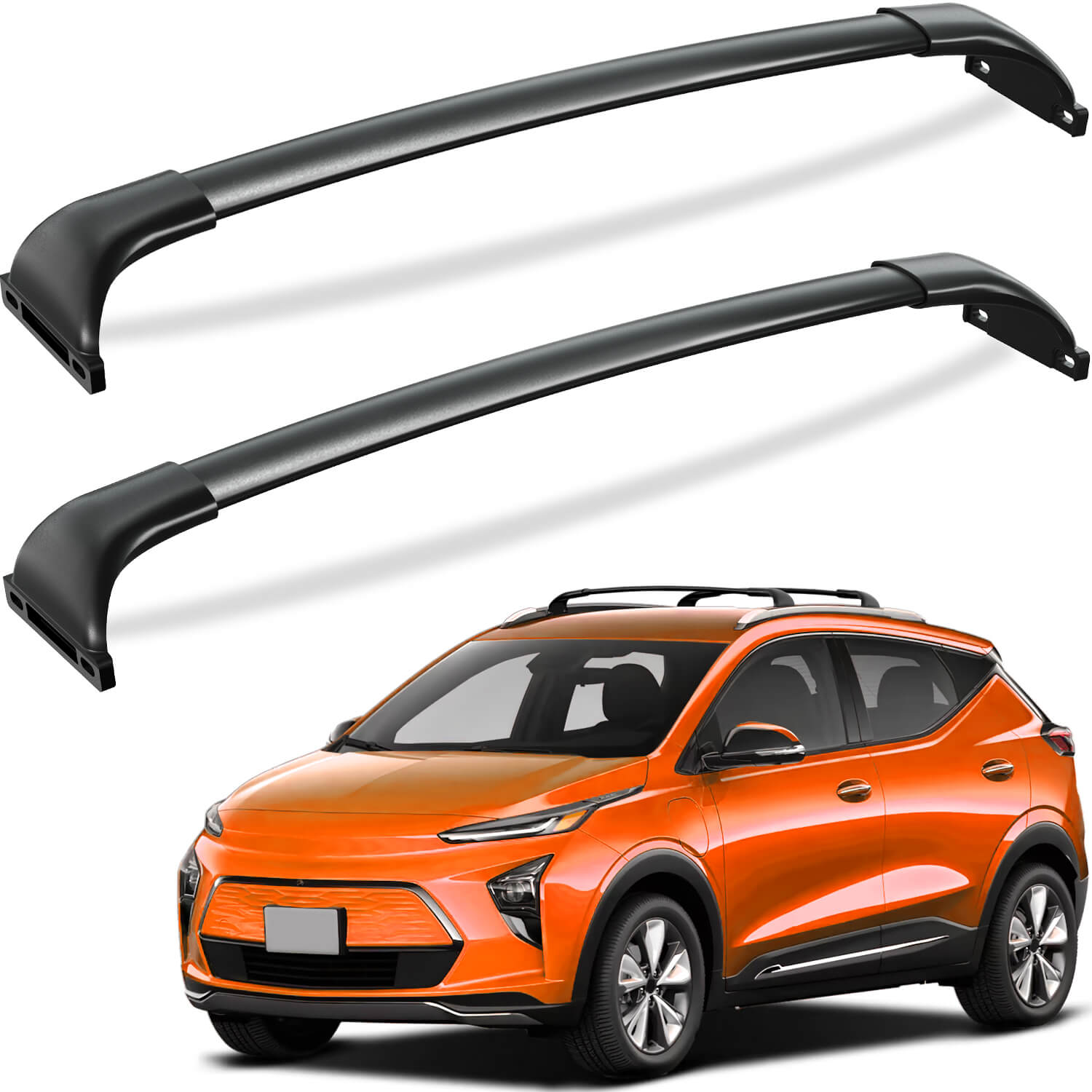 KINGGERI 220lbs Roof Racks Cross Bars Compatible with Chevrolet Chevy Bolt EUV 2017-2025 Bolt-EUV