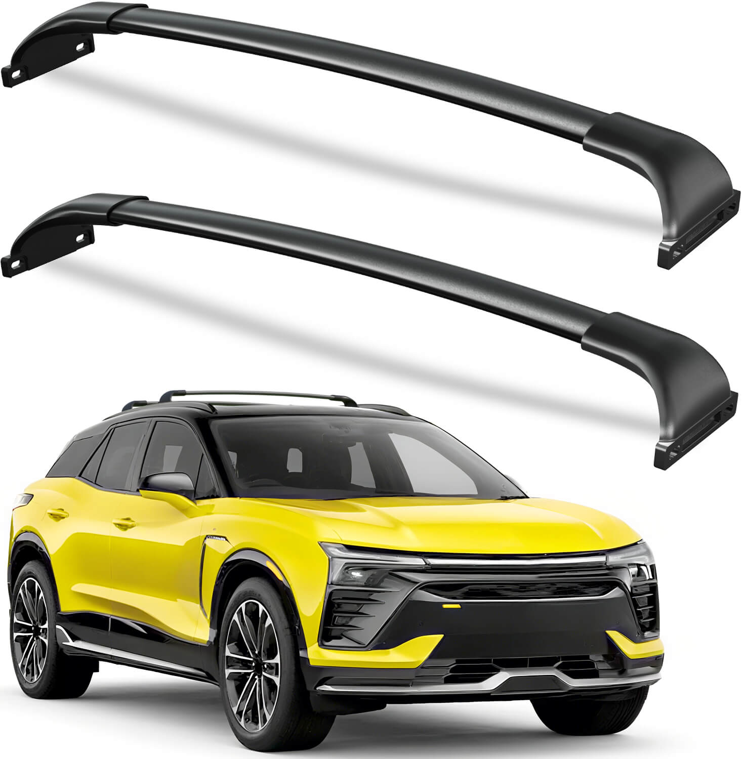 KINGGERI Roof Rack Cross Bars 220lbs Compatible with Chevy Chevrolet Blazer EV 2024 2025