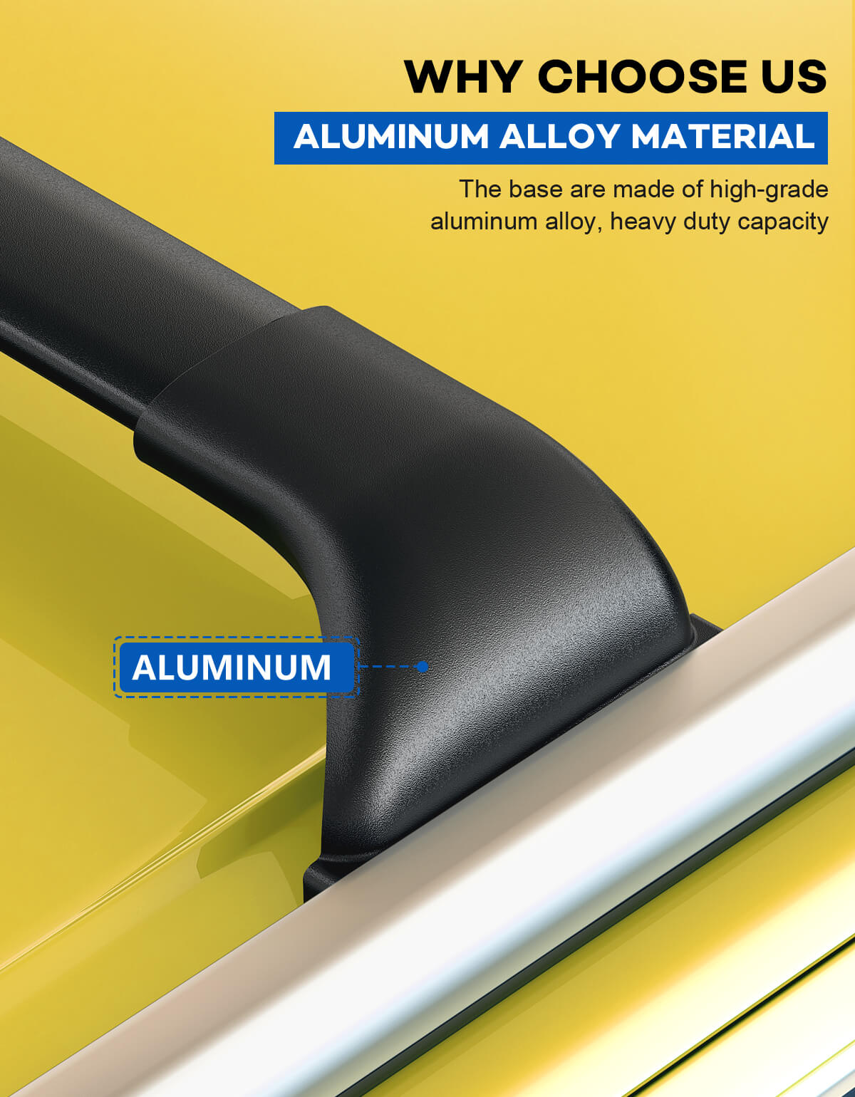 KINGGERI Roof Rack Cross Bars 220lbs Compatible with Chevy Chevrolet Blazer EV 2024 2025