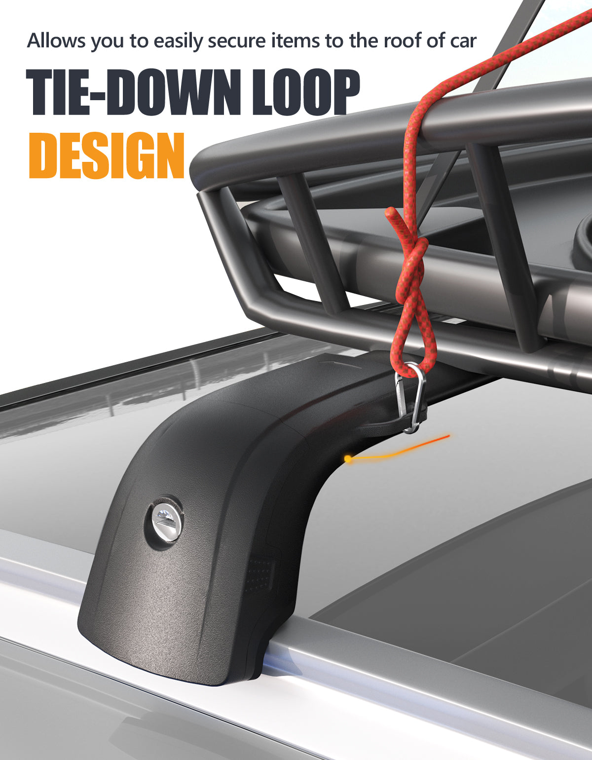 KINGGERI 300lbs Roof Rack Cross Bars - Compatible with BMW X1 U11 2023-2026 with Flush Side Rails