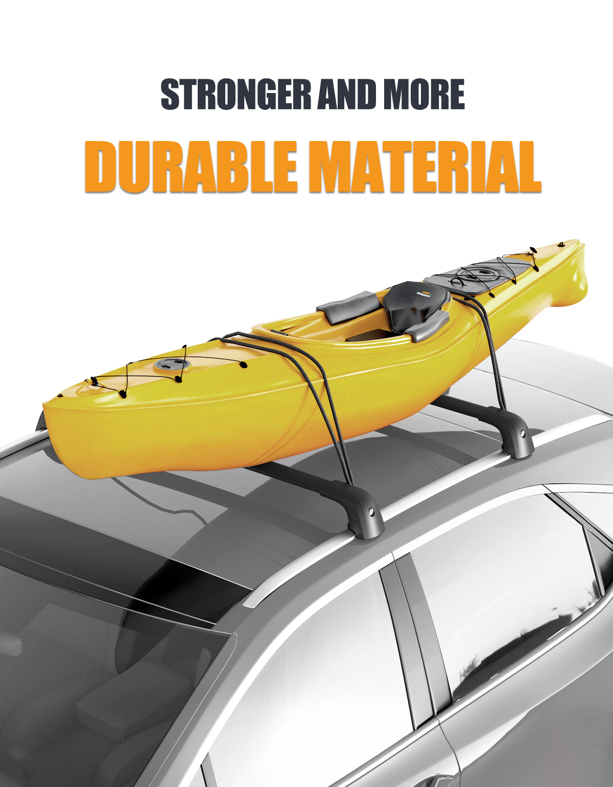 KINGGERI 300lbs Roof Rack Cross Bars - Compatible with Porsche Macan 2014-2026 with Flush Side Rails