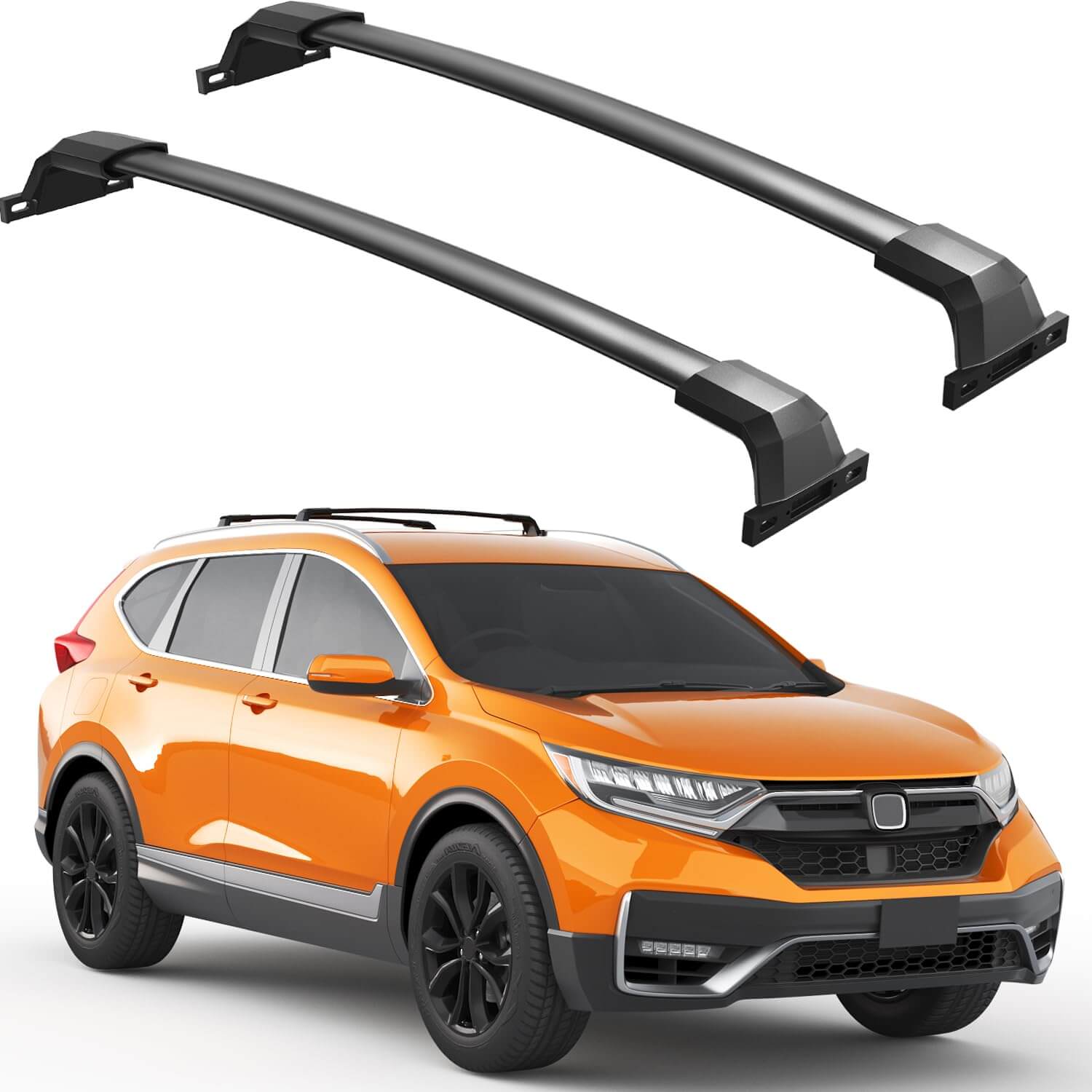 All-Metal Aluminum Roof Rack Cross Bars Compatible with Honda CRV CR-V 2017-2022 with Flush Side Rails