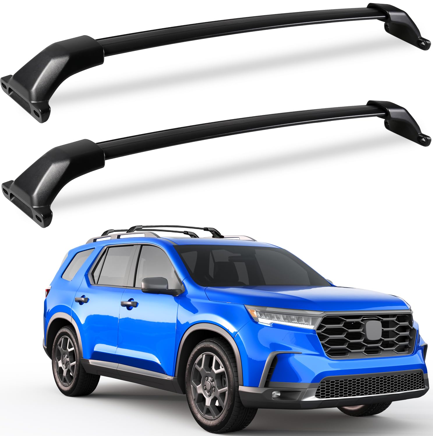 KINGGERI 260lbs Roof Rack Cross Bars Fit for Honda Pilot 2023-2025 Sport TrailSport Touring Elite (Not for LX & EX-L)