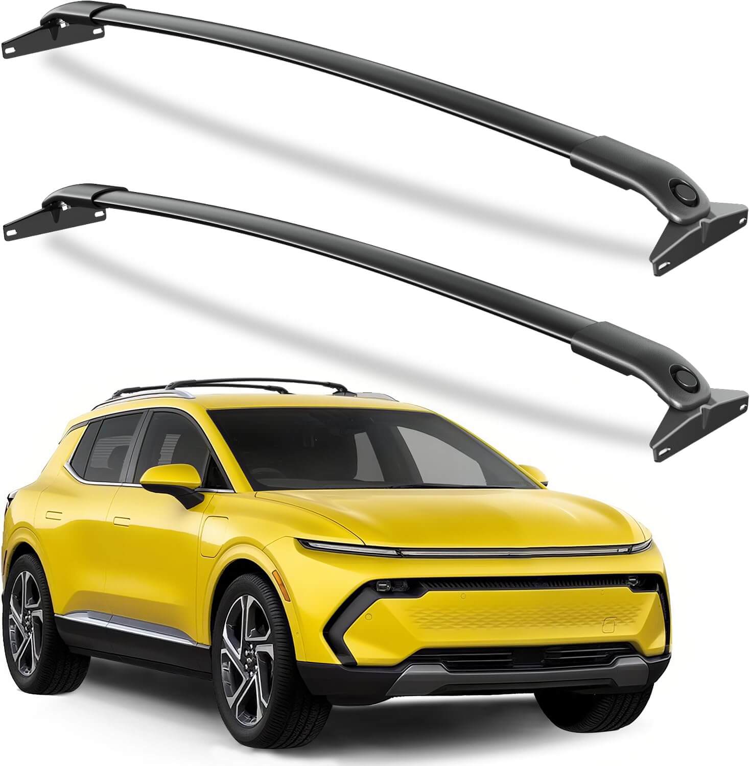KINGGERI Cross Bars Roof Rack Compatible with Chevy Chevrolet Equinox EV 2024 2025 with Flush Side Rails