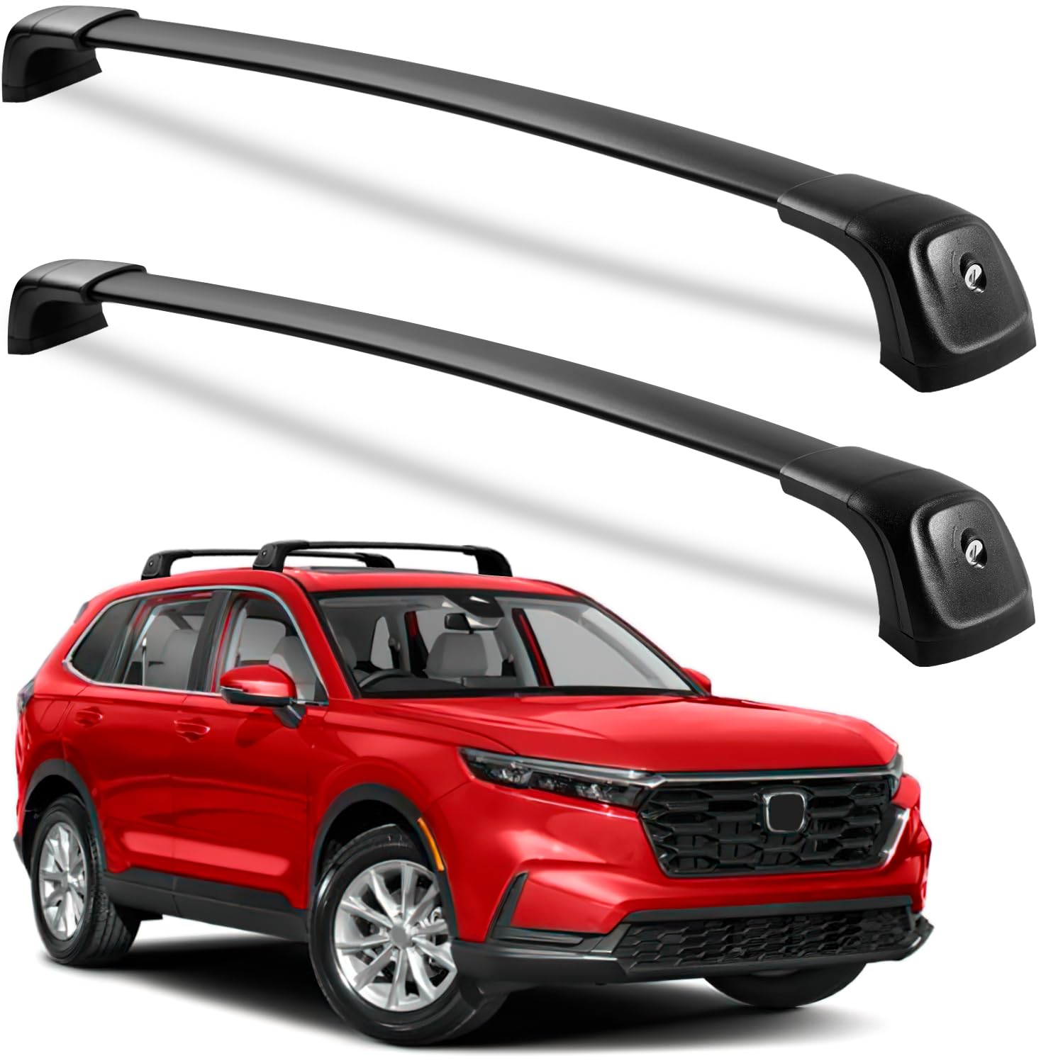 Lockable Roof Rack Cross Bars Compatible with Honda CRV CR-V EX LX EX-L 2023-2025(WITHOUT SIDE RAILS), 260lbs Roof Rails Crossbars