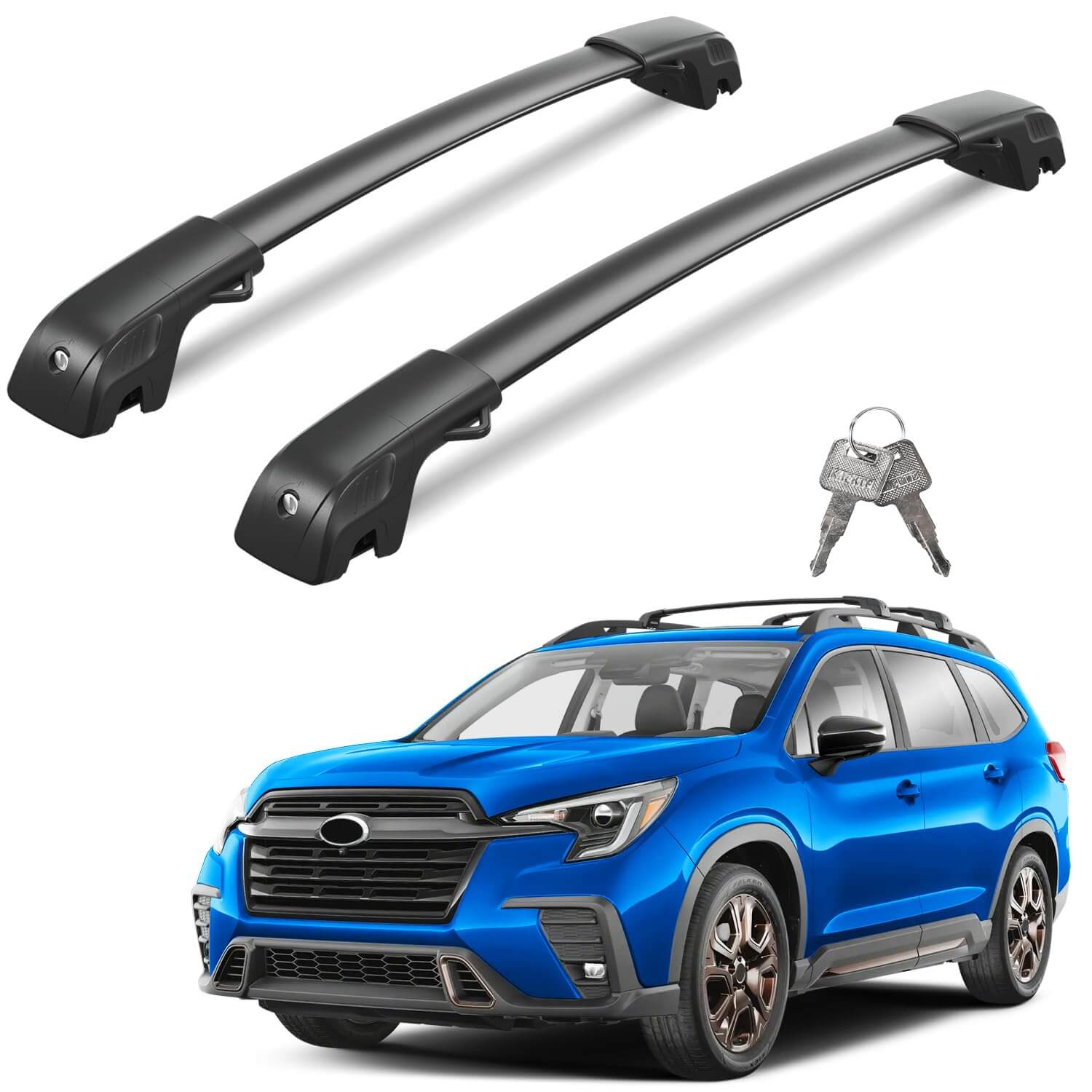 KINGGER 220lbs Roof Rack Cross Bars Compatible with Subaru Ascent 2019-2025, Heavy Duty Aluminum Roof Rails Crossbars