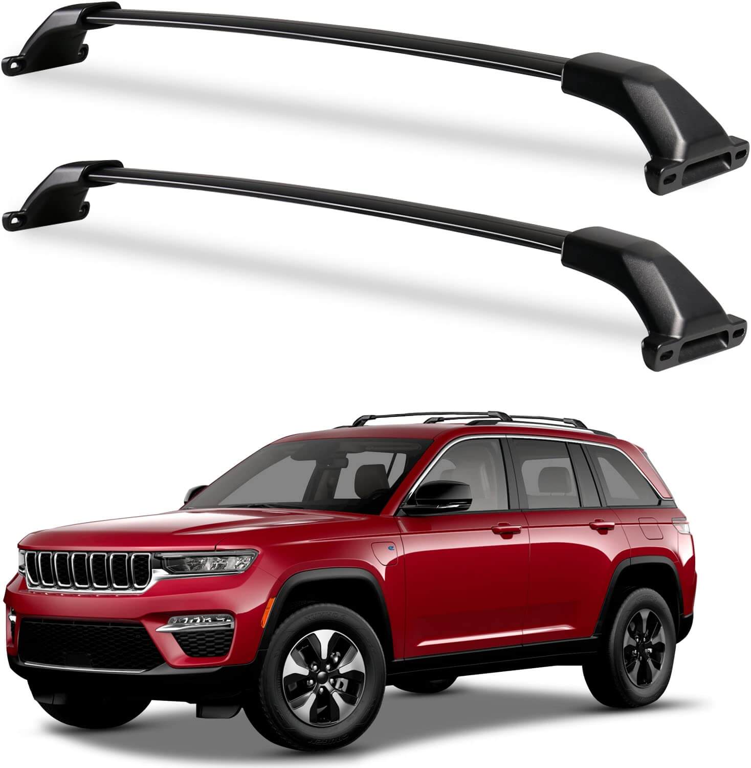 Roof Rack Cross Bars Compatible with Jeep Grand Cherokee L 2021-2025 and 2022 2023 2024 2025 Grand Cherokee WL