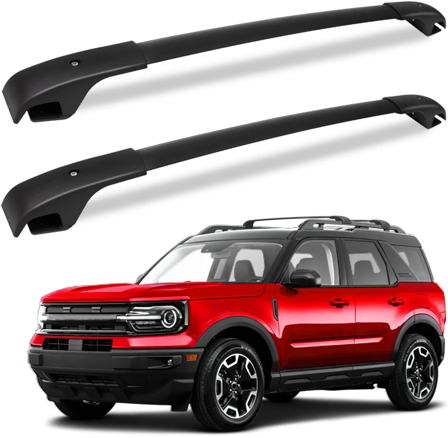 KINGGERI Roof Rack Cross Bars Compatible with Ford Bronco Sport on Road Base & Bigbend 2021-2025 & Outer Banks 2021