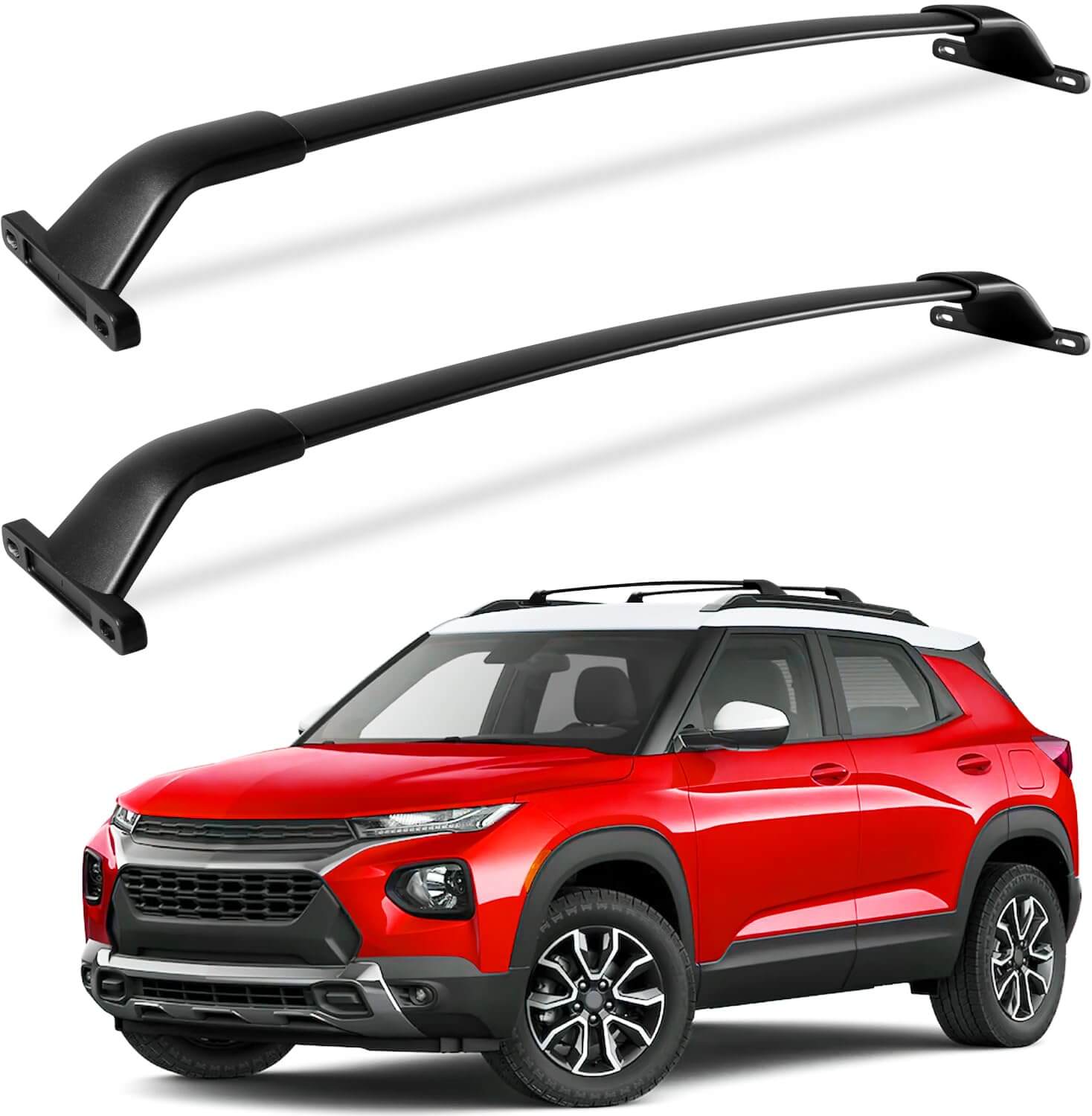 KINGGERI 220lbs Roof Rack Cross Bars Fit for Chevy Trailblazer 2021-2025 L LT ACTIV RS