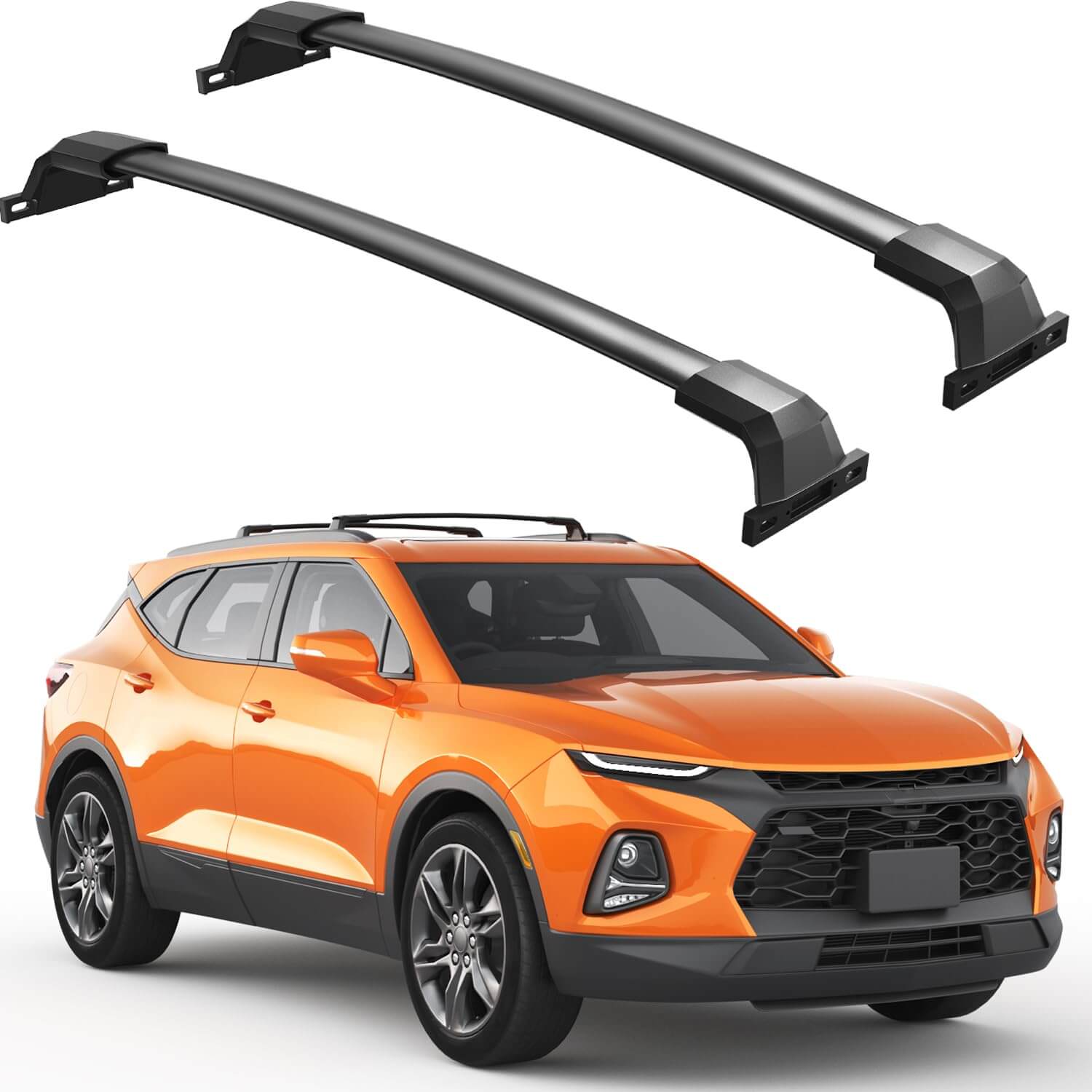 Roof Rack Cross Bars 220lbs Compatible with Chevy Chevrolet Blazer 2019-2026 (Not for Blazer EV), Heavy Duty All-Metal Aluminum Crossbar