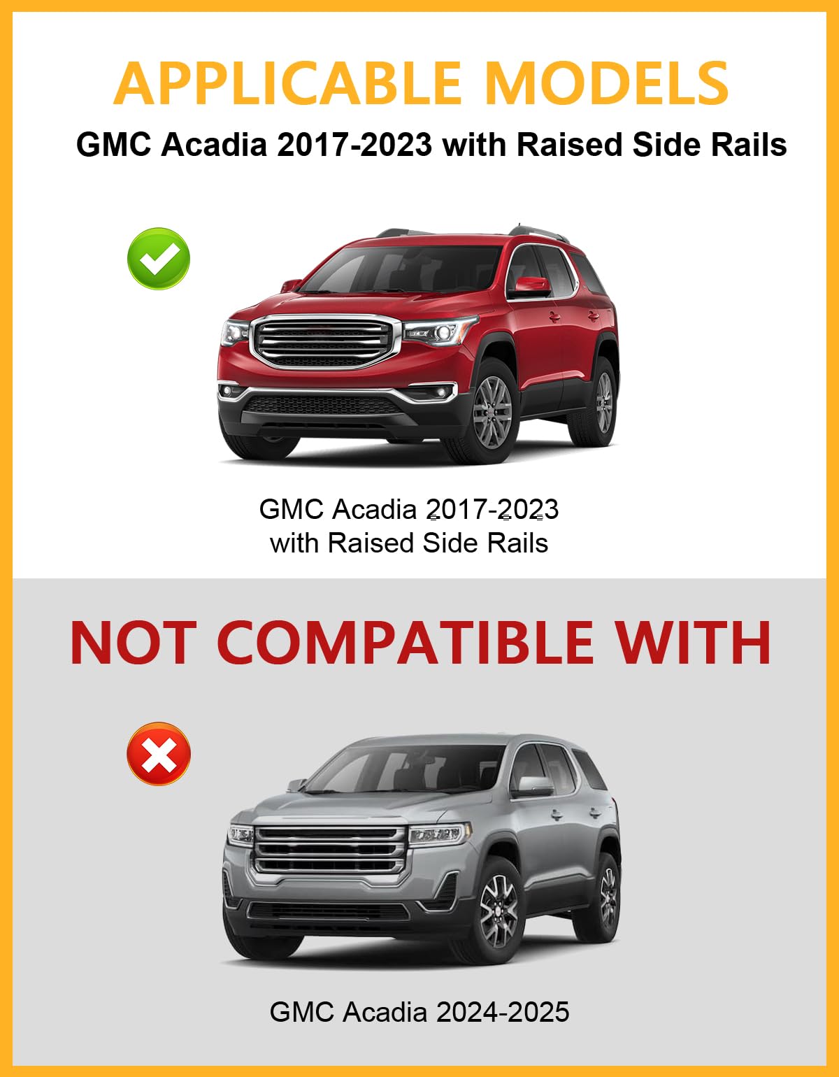 260lbs Lockable Roof Racks Cross Bars Compatible with Jeep Compass 2018-2025