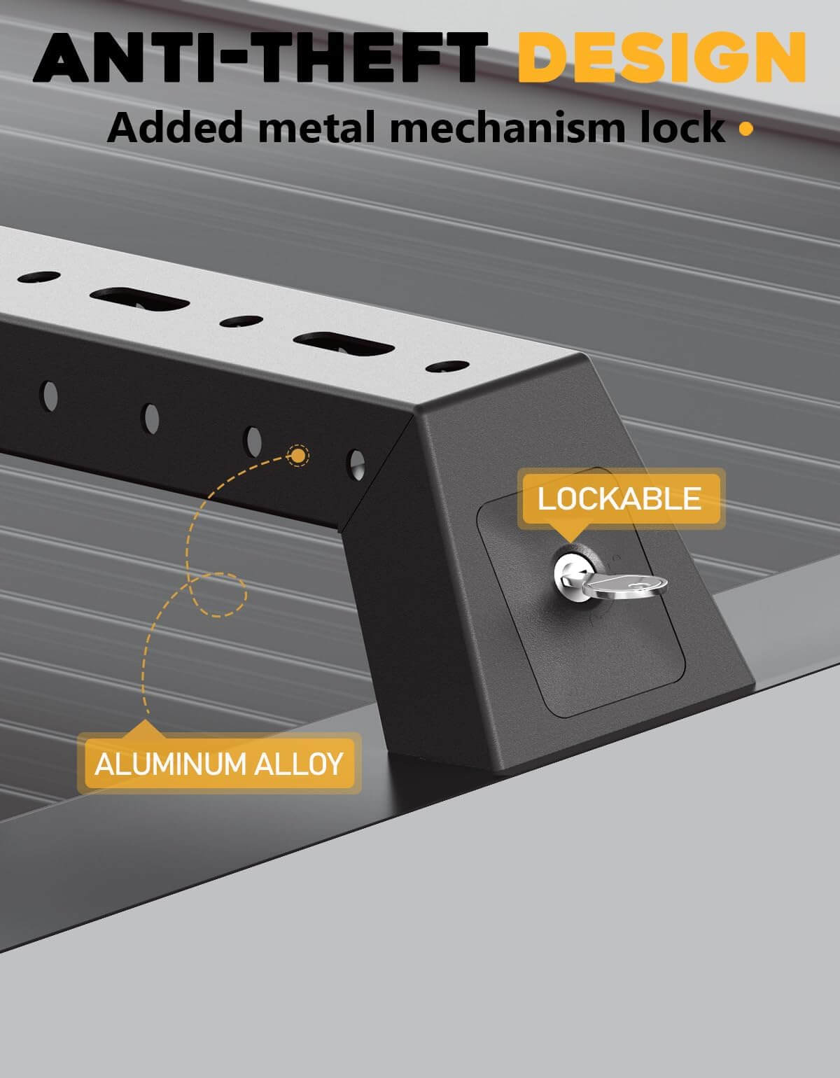 KINGGERI 550lbs Heavy Duty Roof Rack Cross Bars Compatible with Tesla Cybertruck 2024 2025