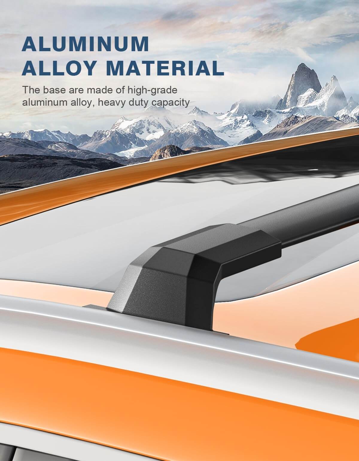 All-Metal Aluminum Roof Rack Cross Bars Compatible with Honda CRV CR-V 2017-2022 with Flush Side Rails