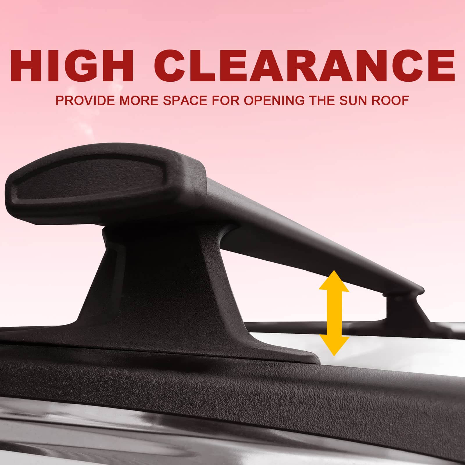 KINGGERI 220lbs Cross Bars Roof Racks Fit for Chevy Chevrolet Blazer 2019-2025 (Not for EV)
