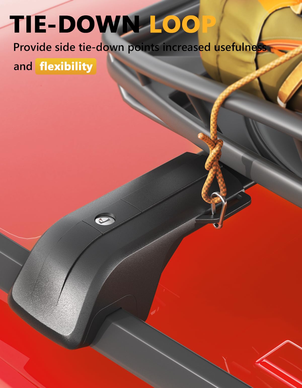 KINGGERI 260lbs Roof Rack Cross Bars Compatible with Toyota 4Runner 2025 2026, Heavy Duty Anti-Theft Aluminum Roof Rails Crossbars