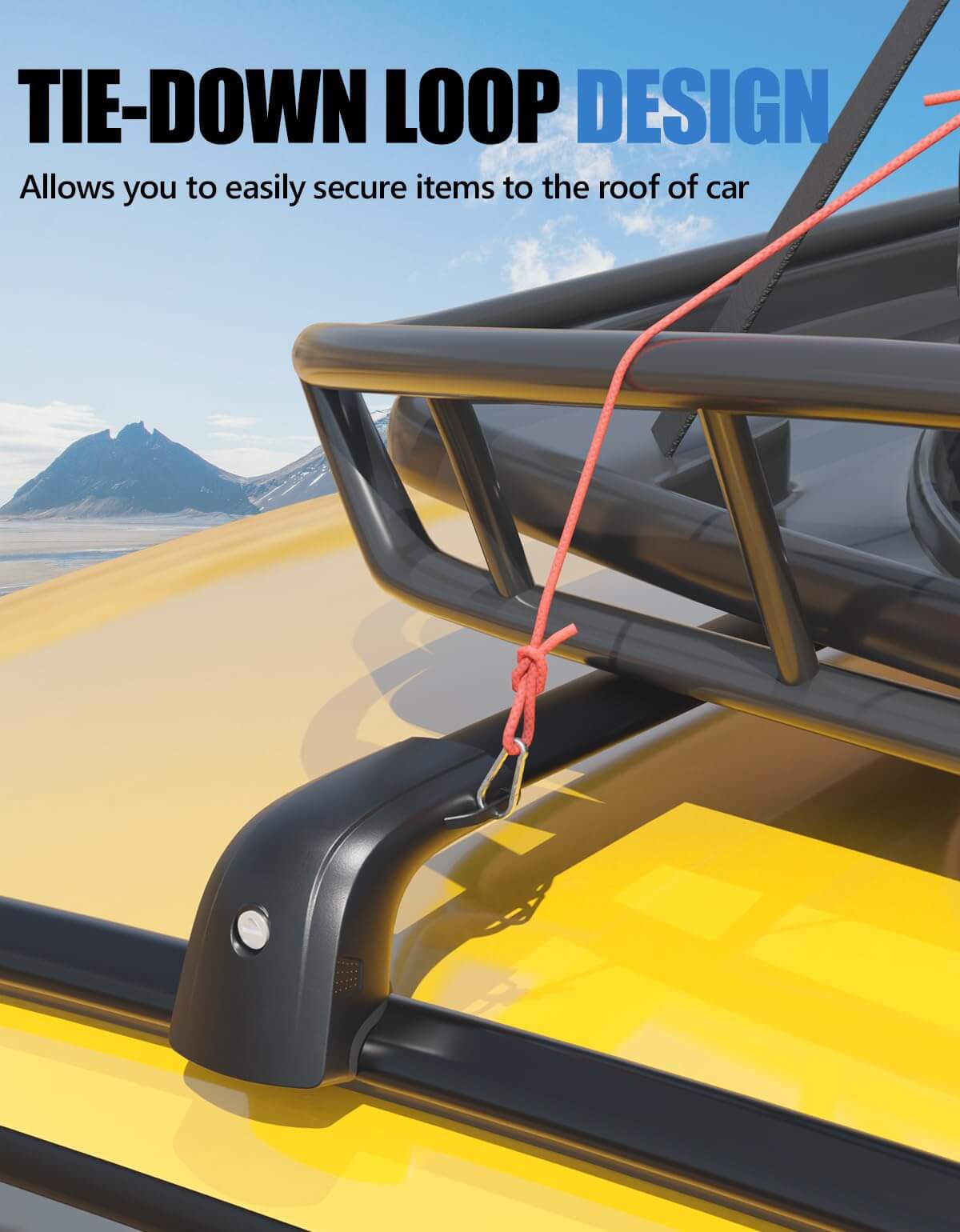 KINGGERI Lockable Roof Rack Cross Bars 220lb Compatible with Audi Q3 2019-2025, Heavy Duty Aluminum