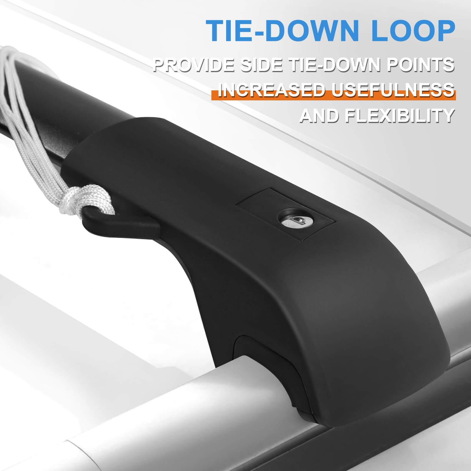 KINGGERI Lockable Roof Rack Cross Bars 220lb fit for Ford Bronco Sport Base & Bigbend & Outer Banks & Badlands & First Edition 2021-2025