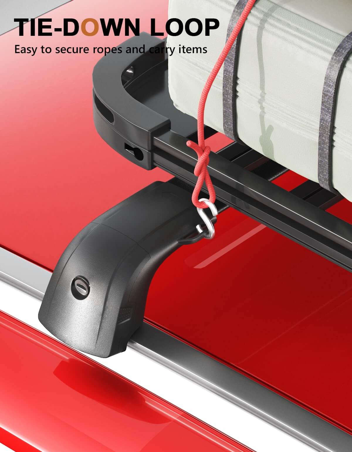 KINGGERI 220lbs Lockable Roof Rack Cross Bars Compatible with Hyundai Tucson 2016-2025 SE/SEL/N Line/Limited