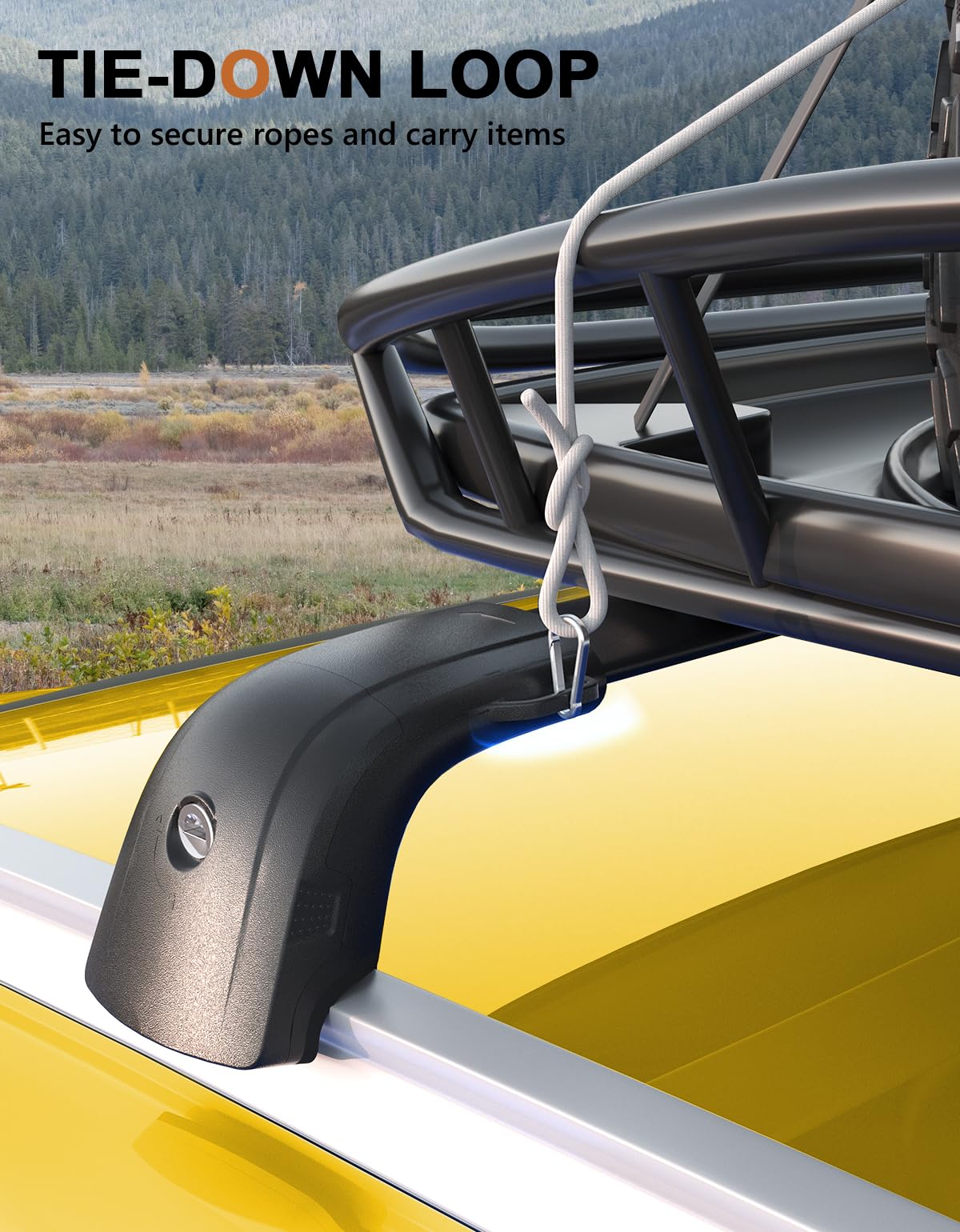 Lockable Roof Rack Cross Bars 220lbs Compatible with Kia sportage 2010-2015