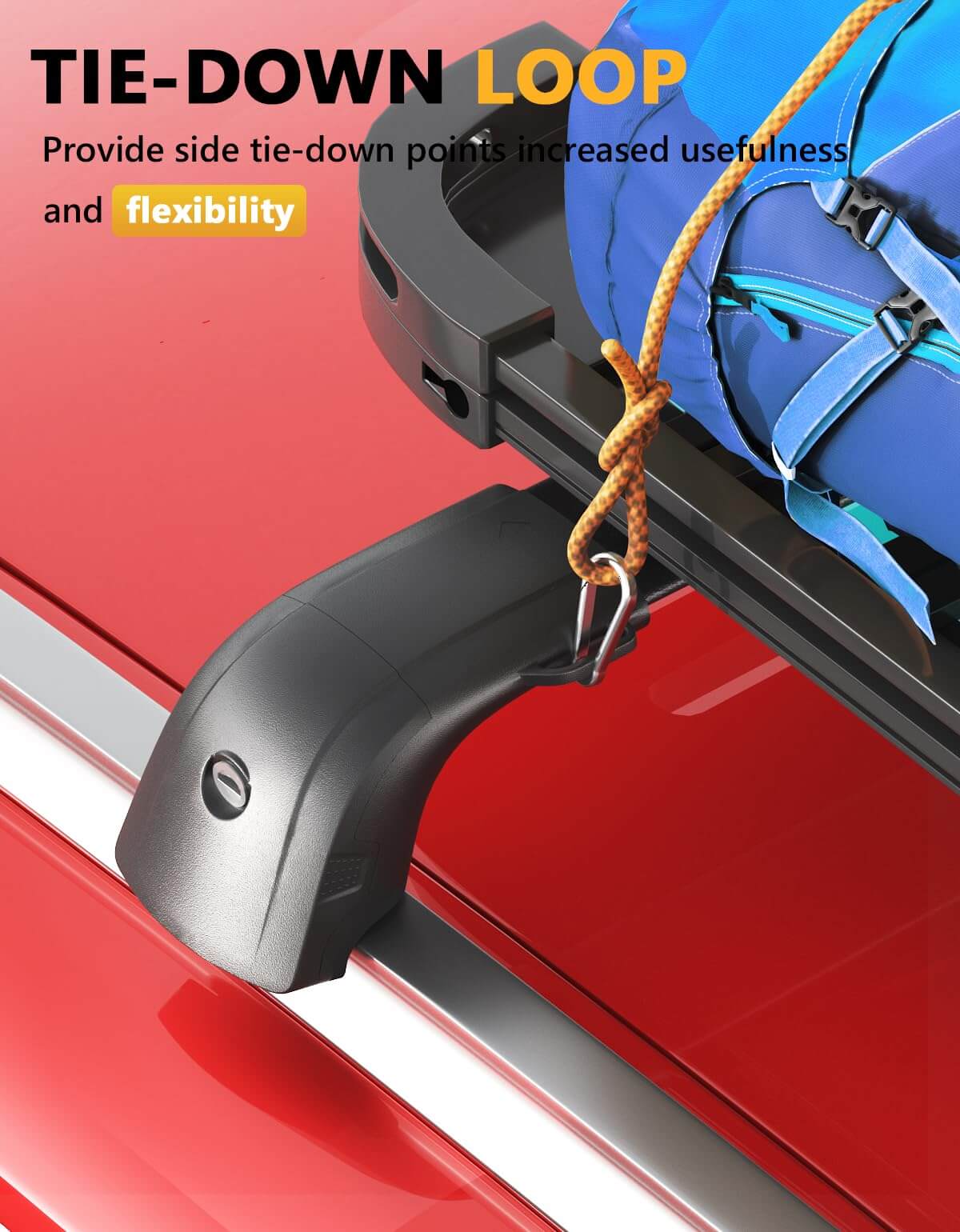 KINGGERI 220lbs Lockable Roof Rack Cross Bars Fit for Genesis GV80 2021-2025,Heavy Duty Anti-Theft