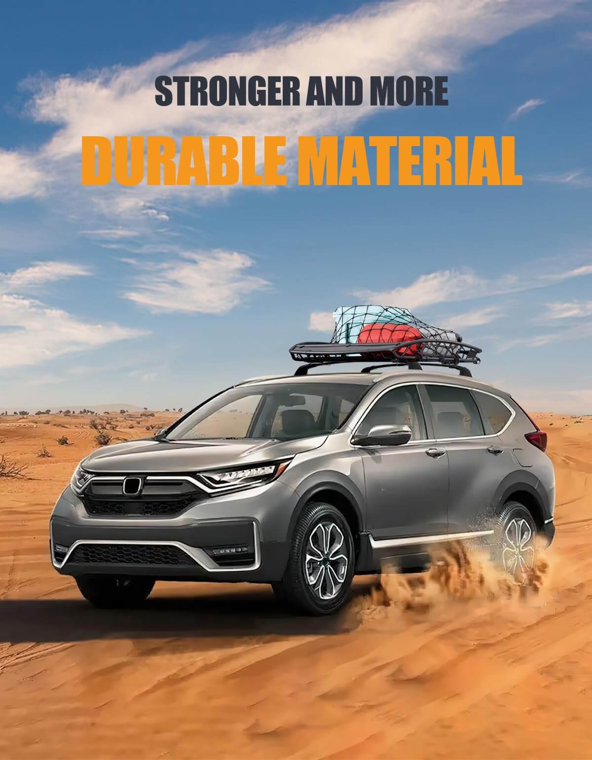 260lbs Lockable Roof Rack Cross Bars (Compatible with Honda CRV CR-V 2017-2022 with Flush Side Rails)