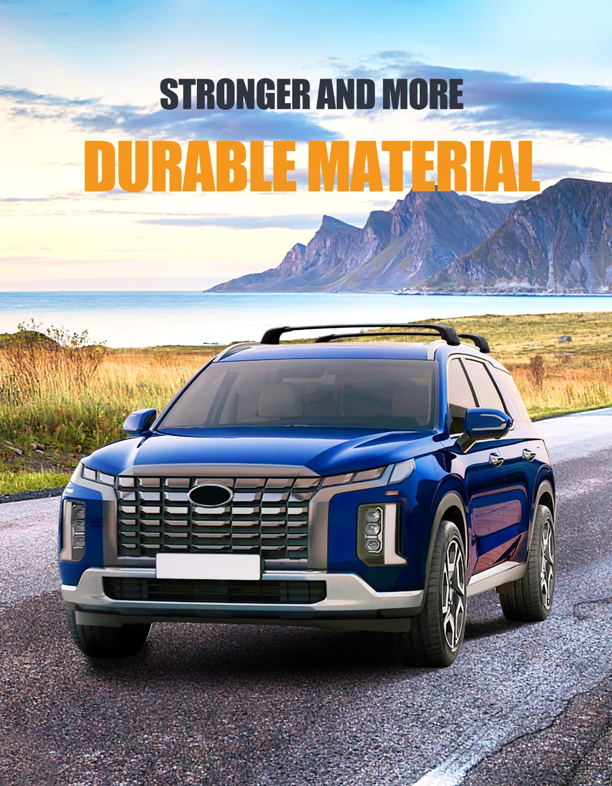 KINGGERI Lockable 260lbs Roof Rack Cross Bars Fit for Hyundai Palisade 2019-2025 SE SEL XRT Limited Calligraphy